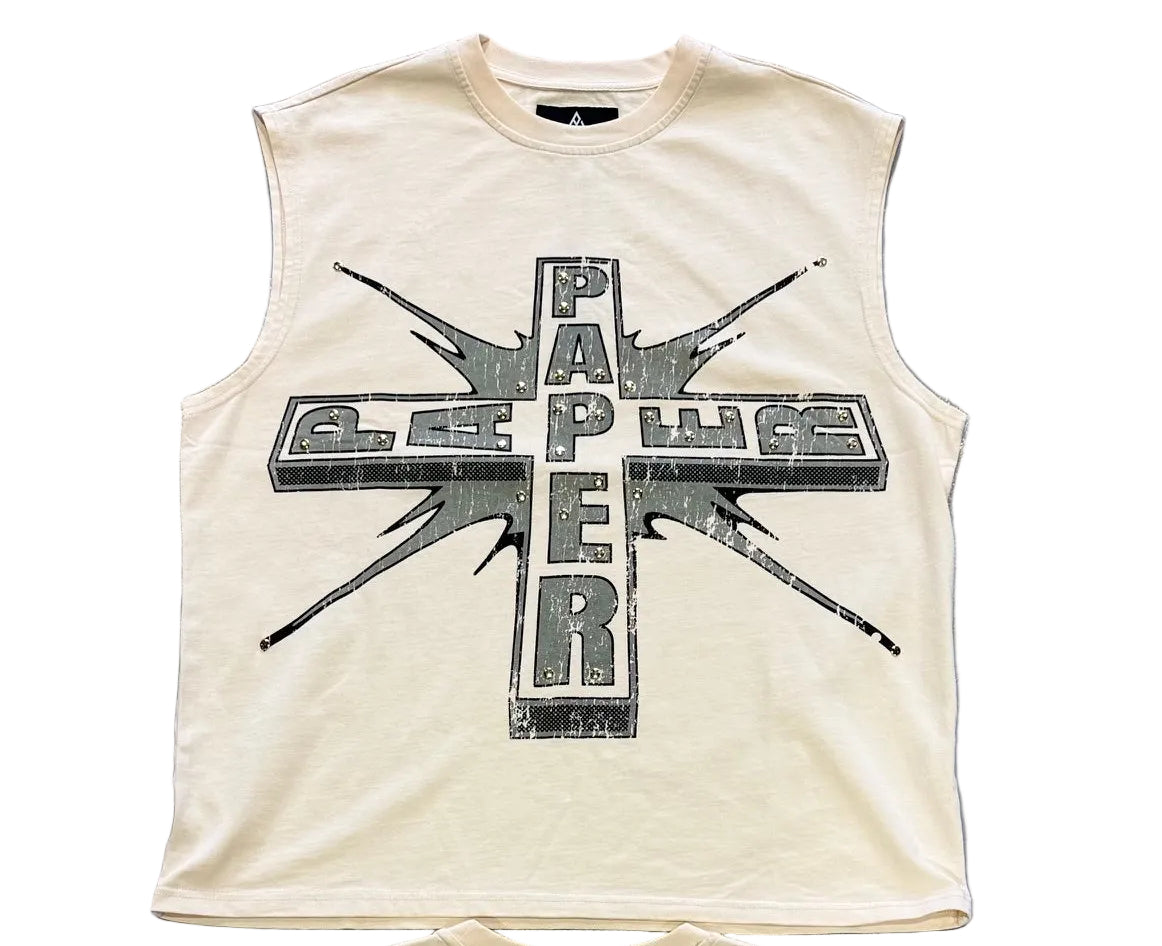PAPER MONEY - TOUR CUT OFF TEE