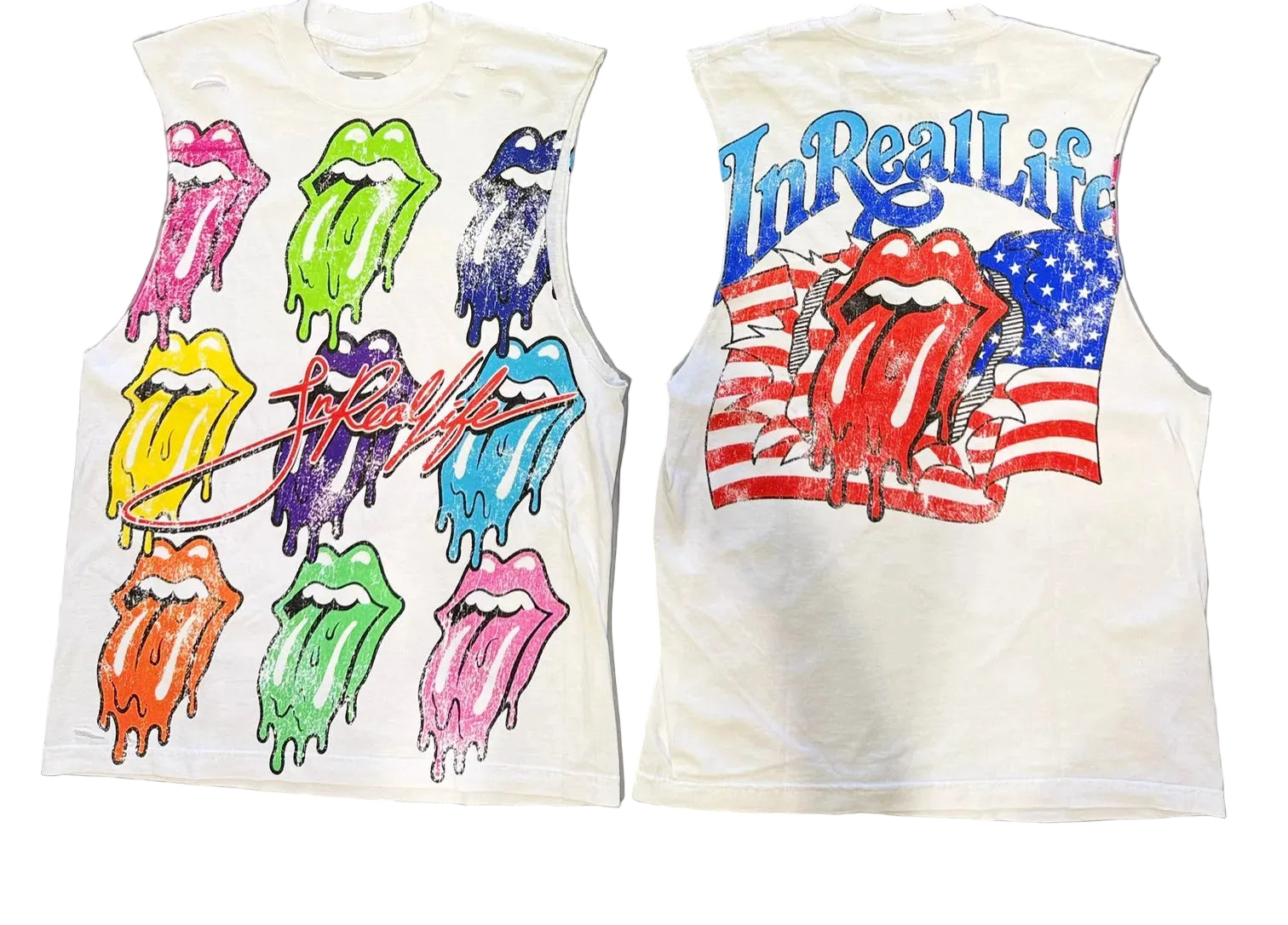 IRL - ROLLING STONE CUT OFF TEE