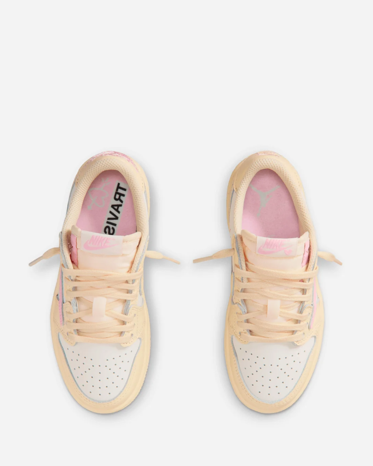 AIR JORDAN 1 LOW (PS) - IQ7605-100 SHY PINK
