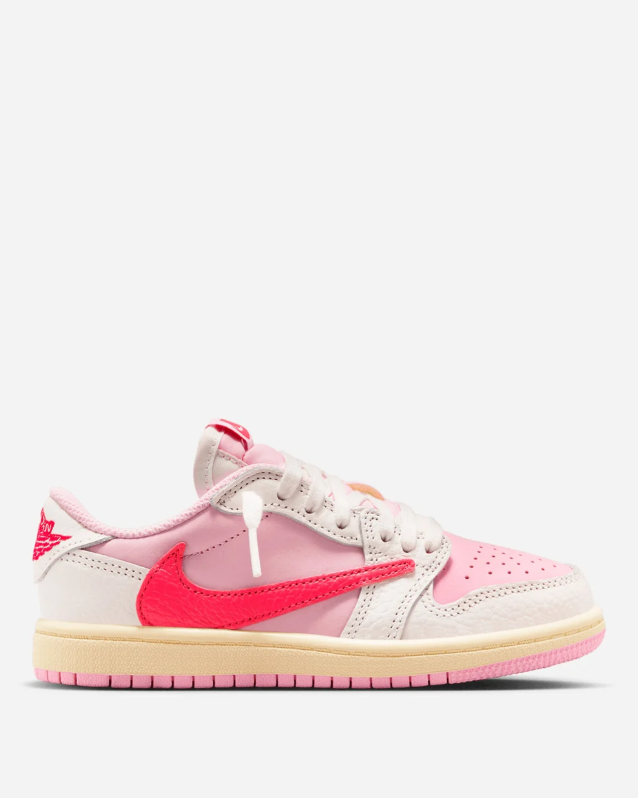 AIR JORDAN 1 LOW (PS) - IQ7605-101 TROPICAL PINK