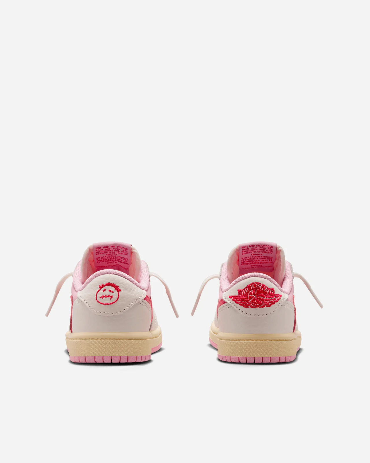 AIR JORDAN 1 LOW (PS) - IQ7605-101 TROPICAL PINK
