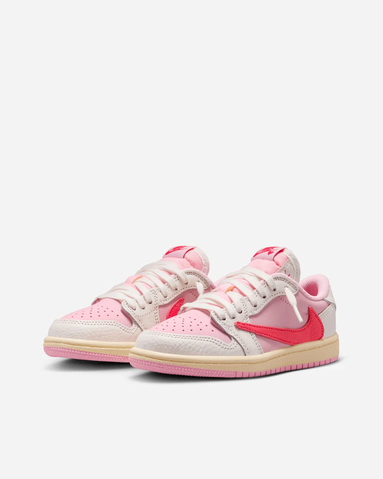 AIR JORDAN 1 LOW (PS) - IQ7605-101 TROPICAL PINK