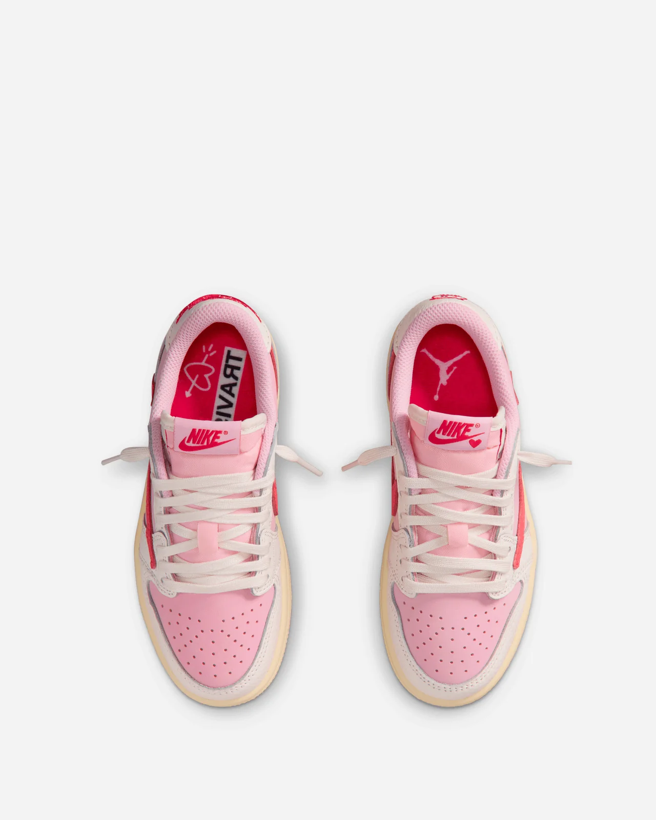 AIR JORDAN 1 LOW (PS) - IQ7605-101 TROPICAL PINK