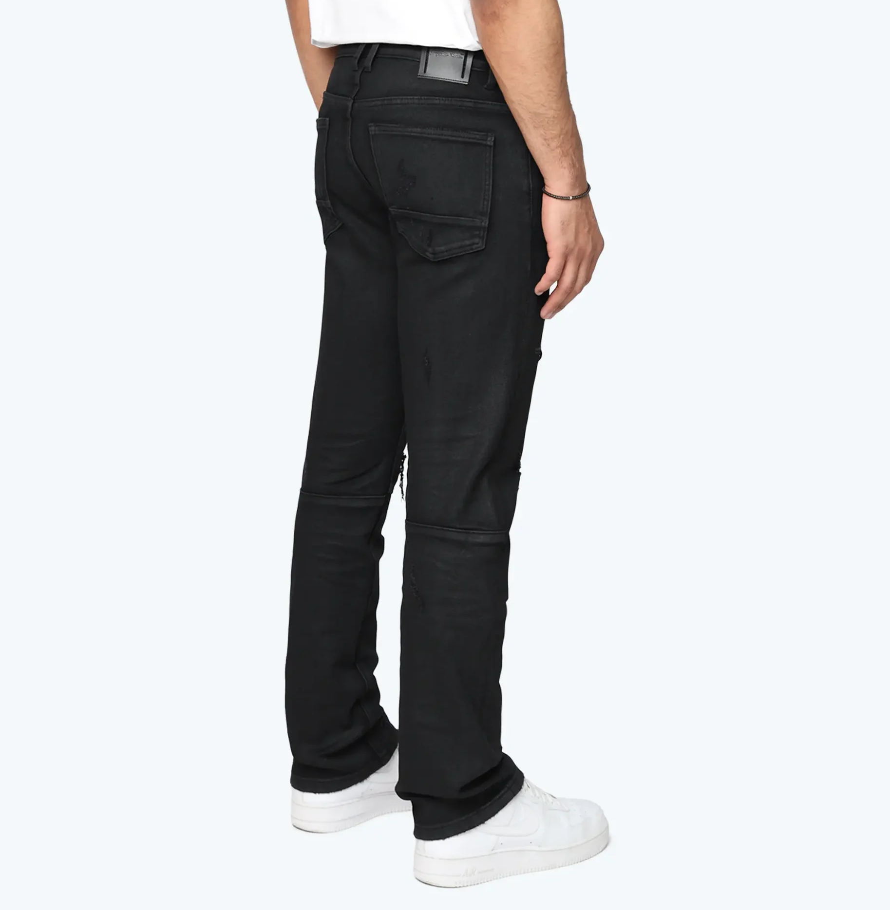 SMOKE RISE - HEAVY WHISKER EFFECT JEANS
