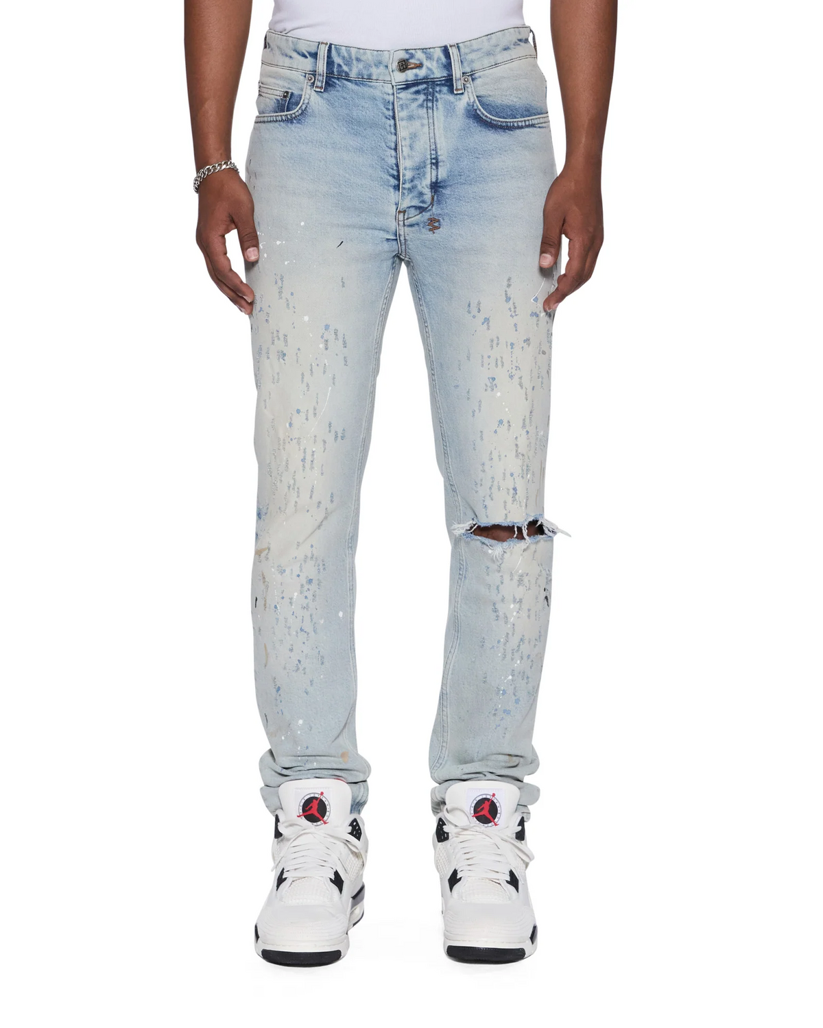 KSUBI -  CHITCH KRYSTAL PAINTED DENIM -MFA26DJ101