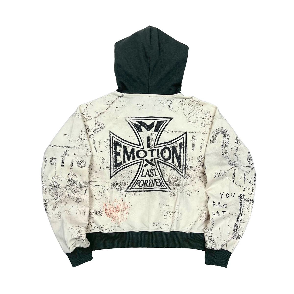 MIXED EMOTION - LAST FOREVER HOODIE -BLACK