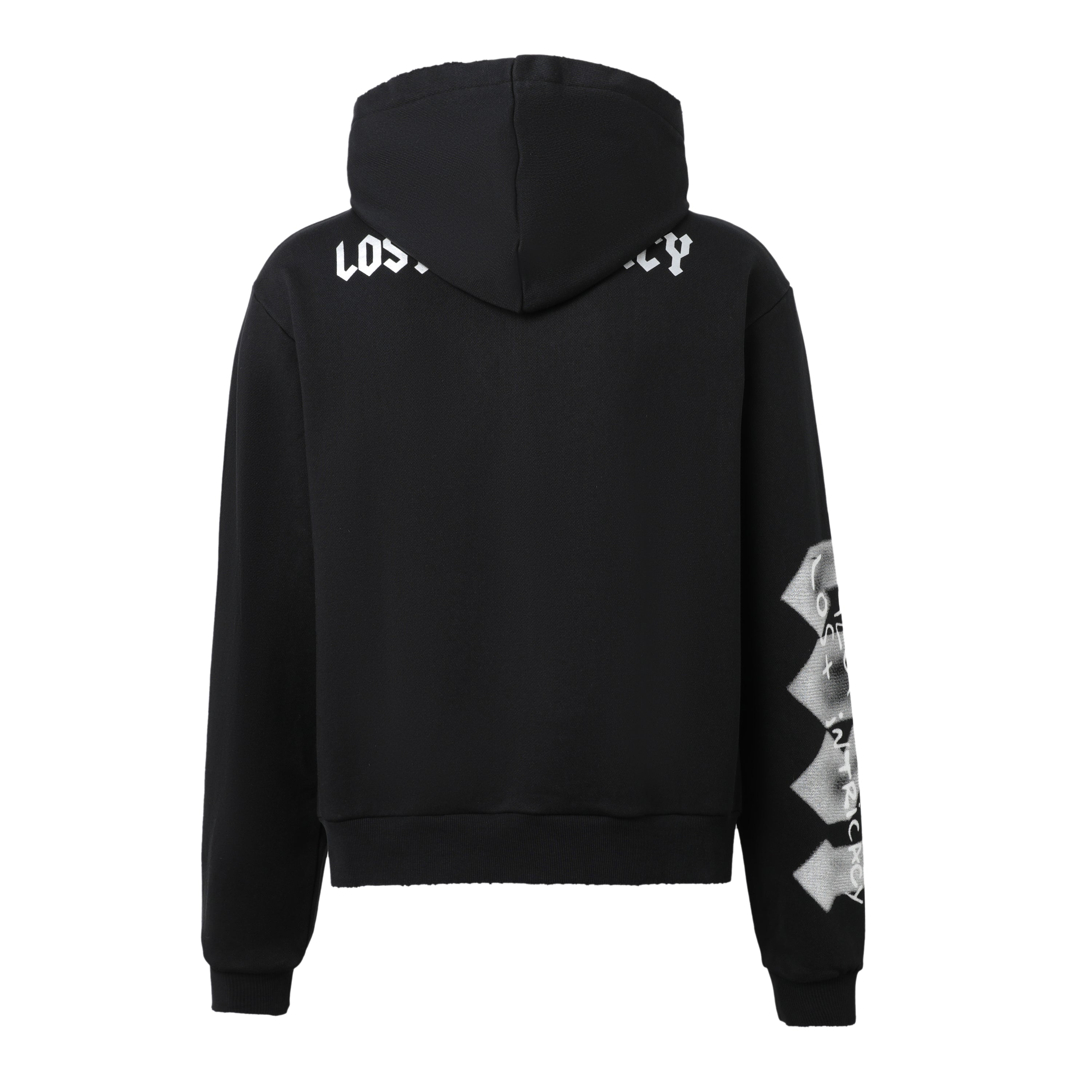 LOST INTRICACY - SKULL BOUND ZIP UP (BLACK/GREY)