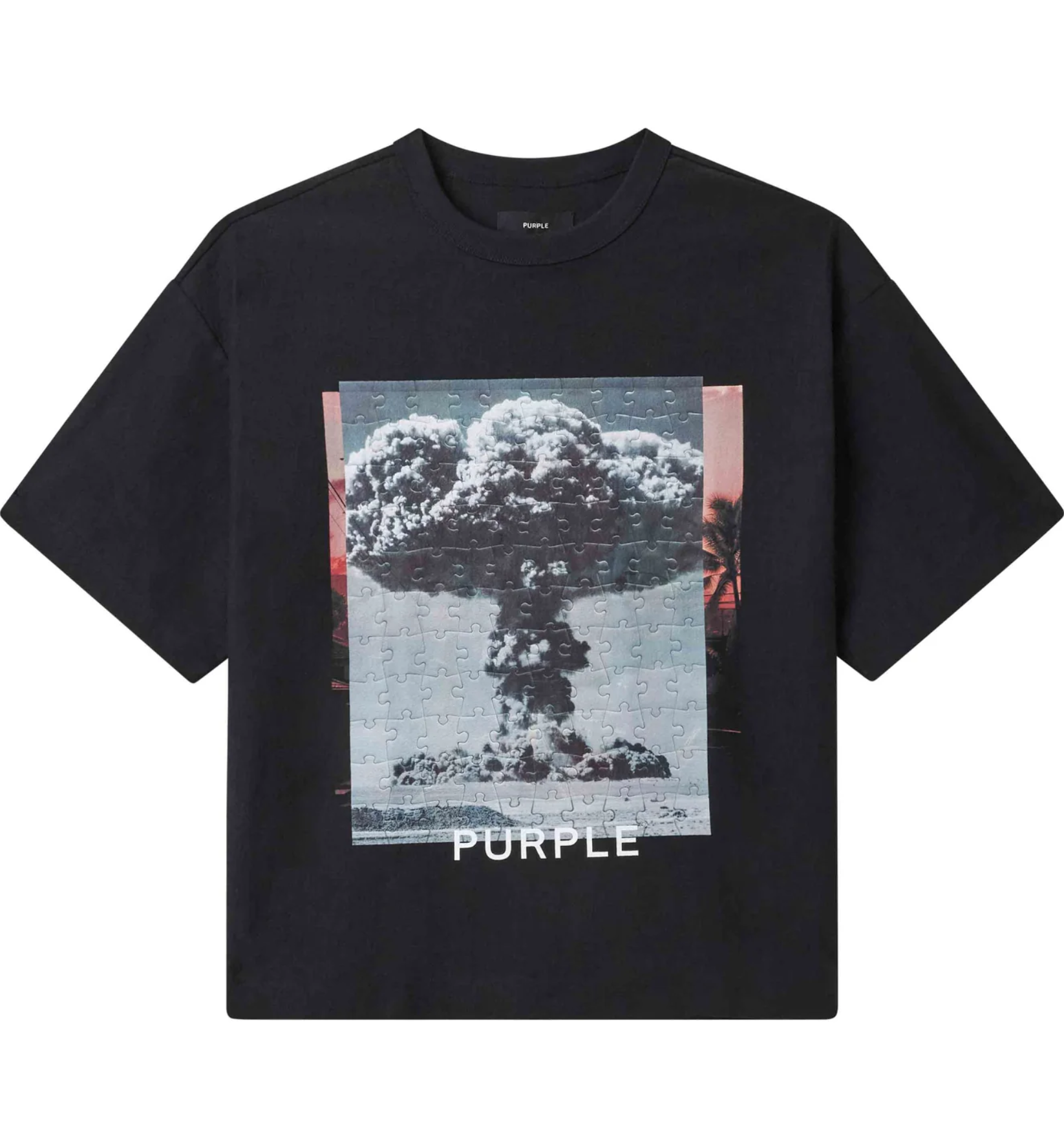 PURPLE - M1057-HJBD MELTDOWN TEE