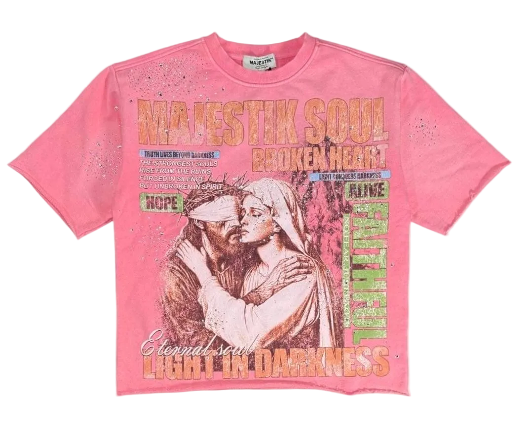 MAJESTIK - BROKEN HEARTED DYED TEE