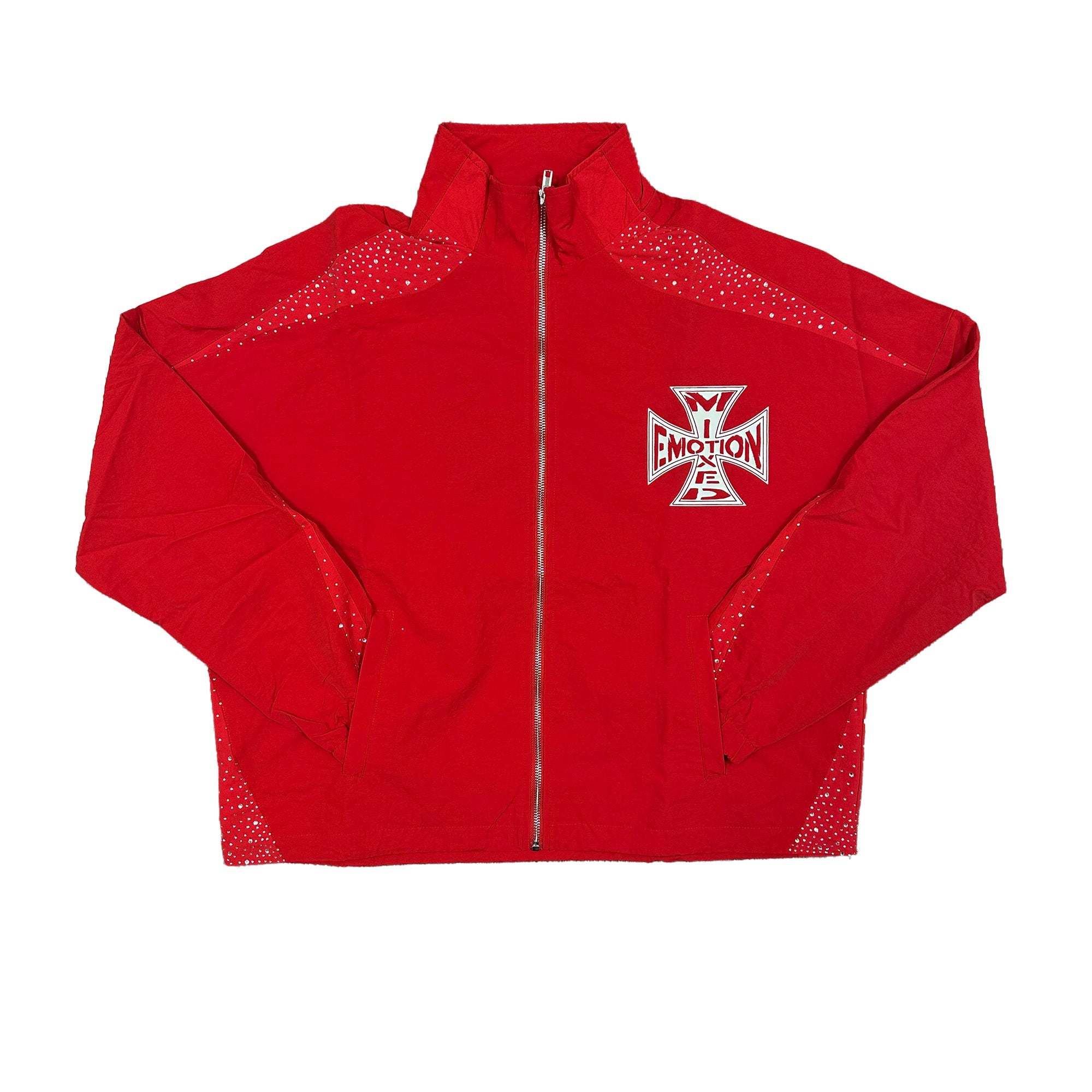 MIXED EMOTION - Classic Nylon Jacket (RED)