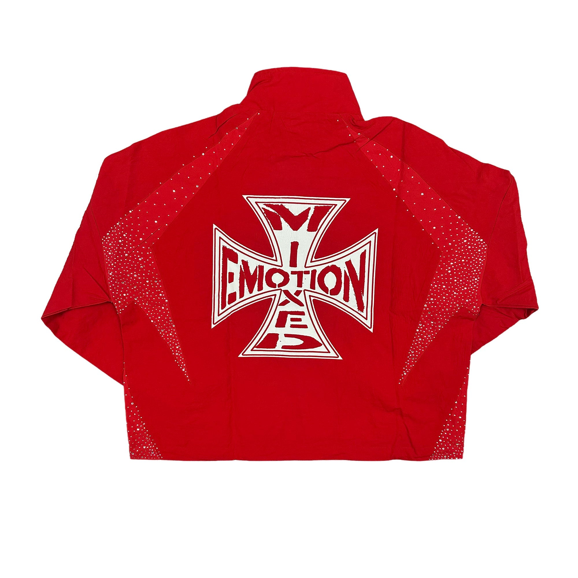 MIXED EMOTION - Classic Nylon Jacket (RED)