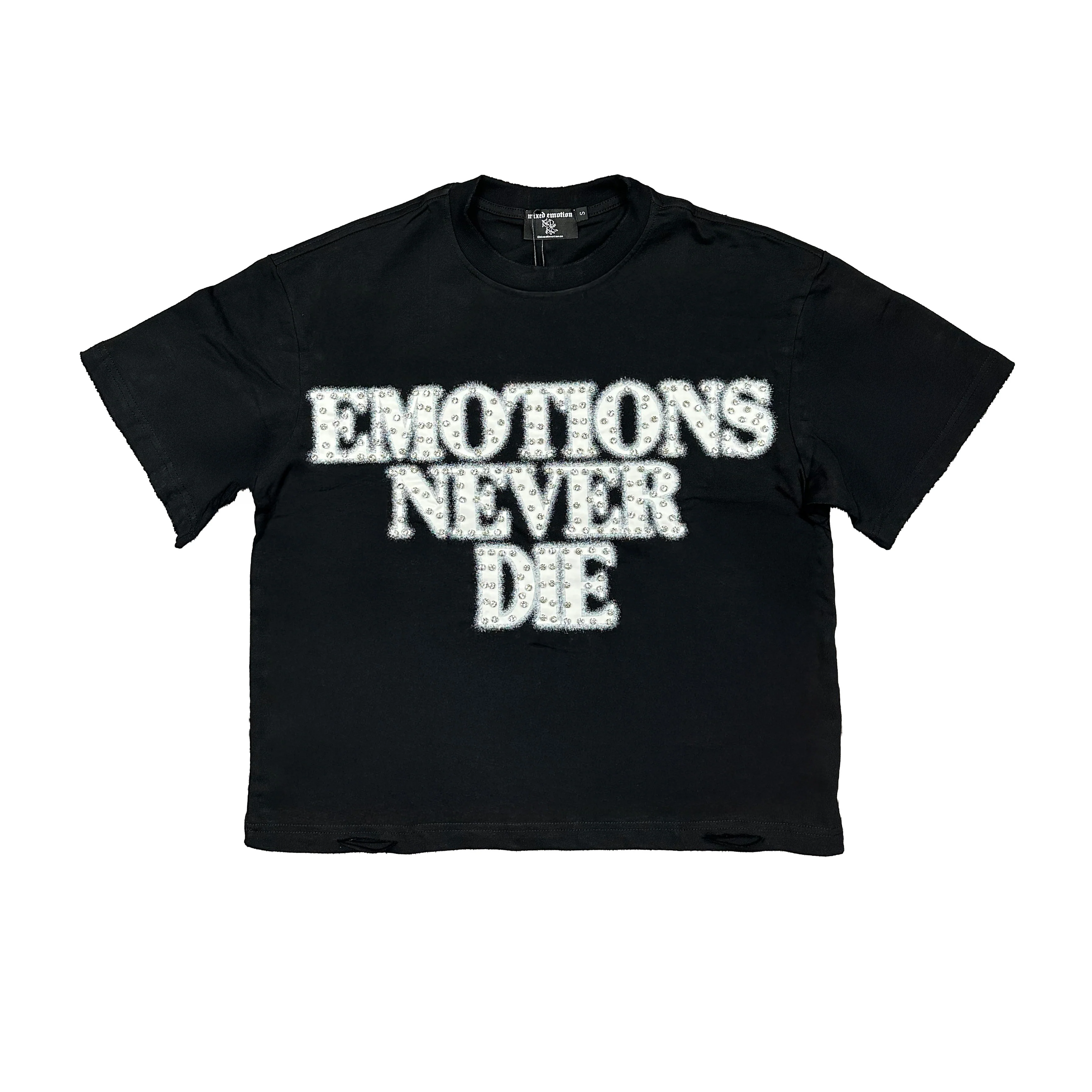 MIXED EMOTION - END RHINESTONE TEE