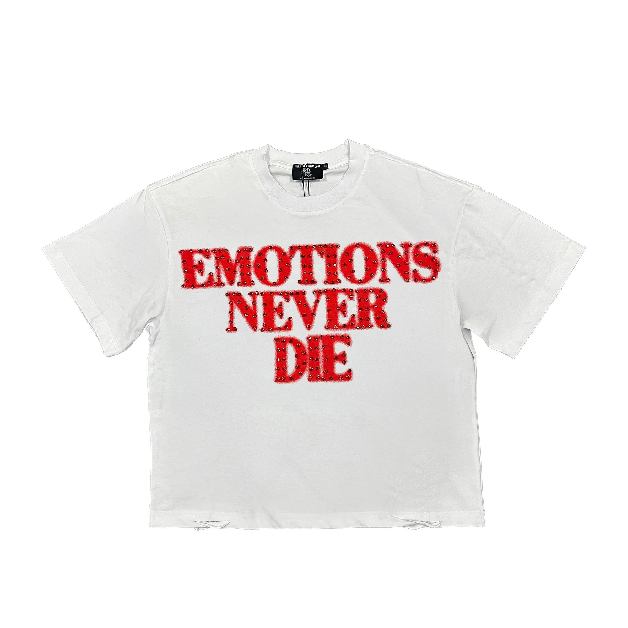 MIXED EMOTION - END RHINESTONE TEE