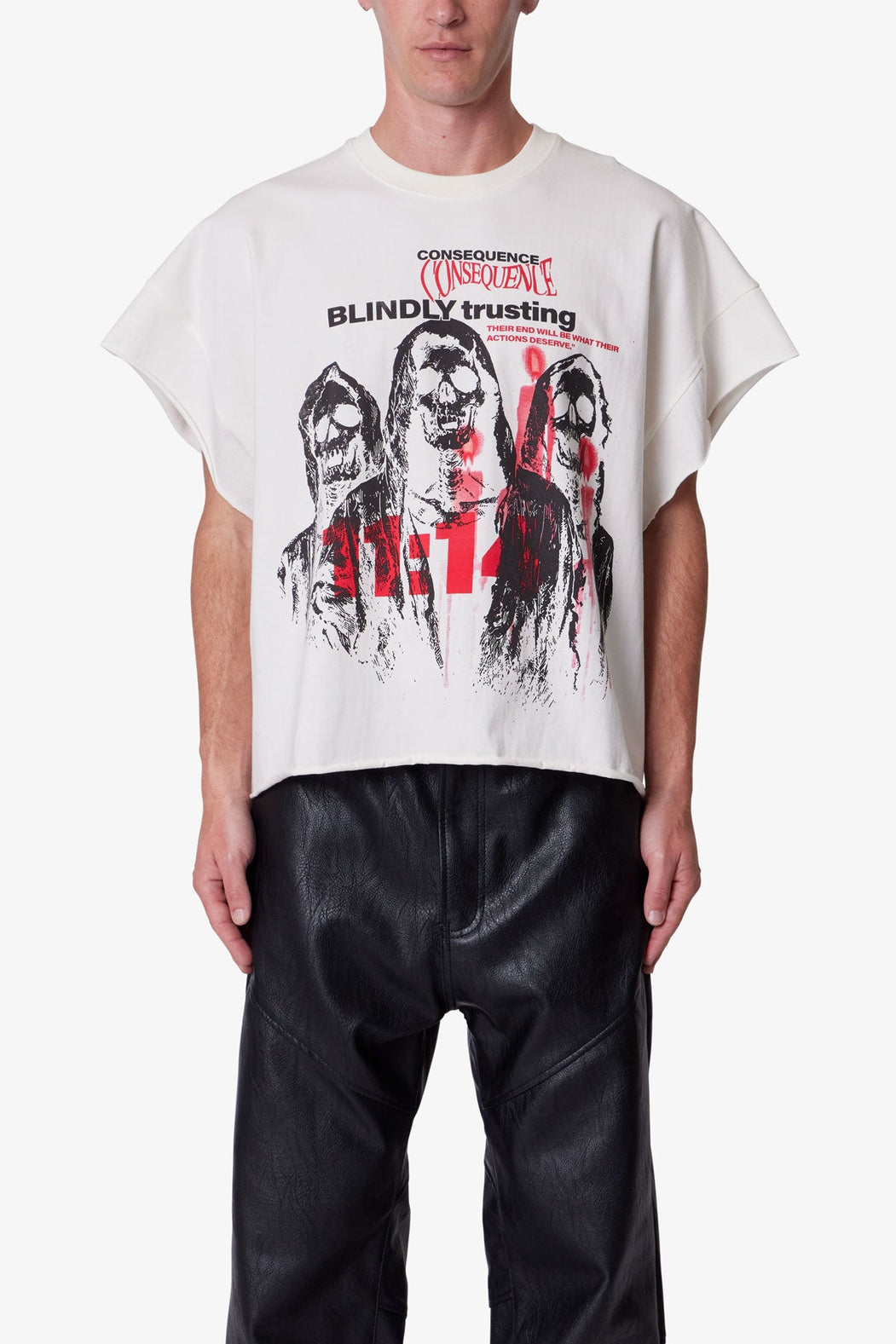 MNML - GRIM CUT OFF TEE