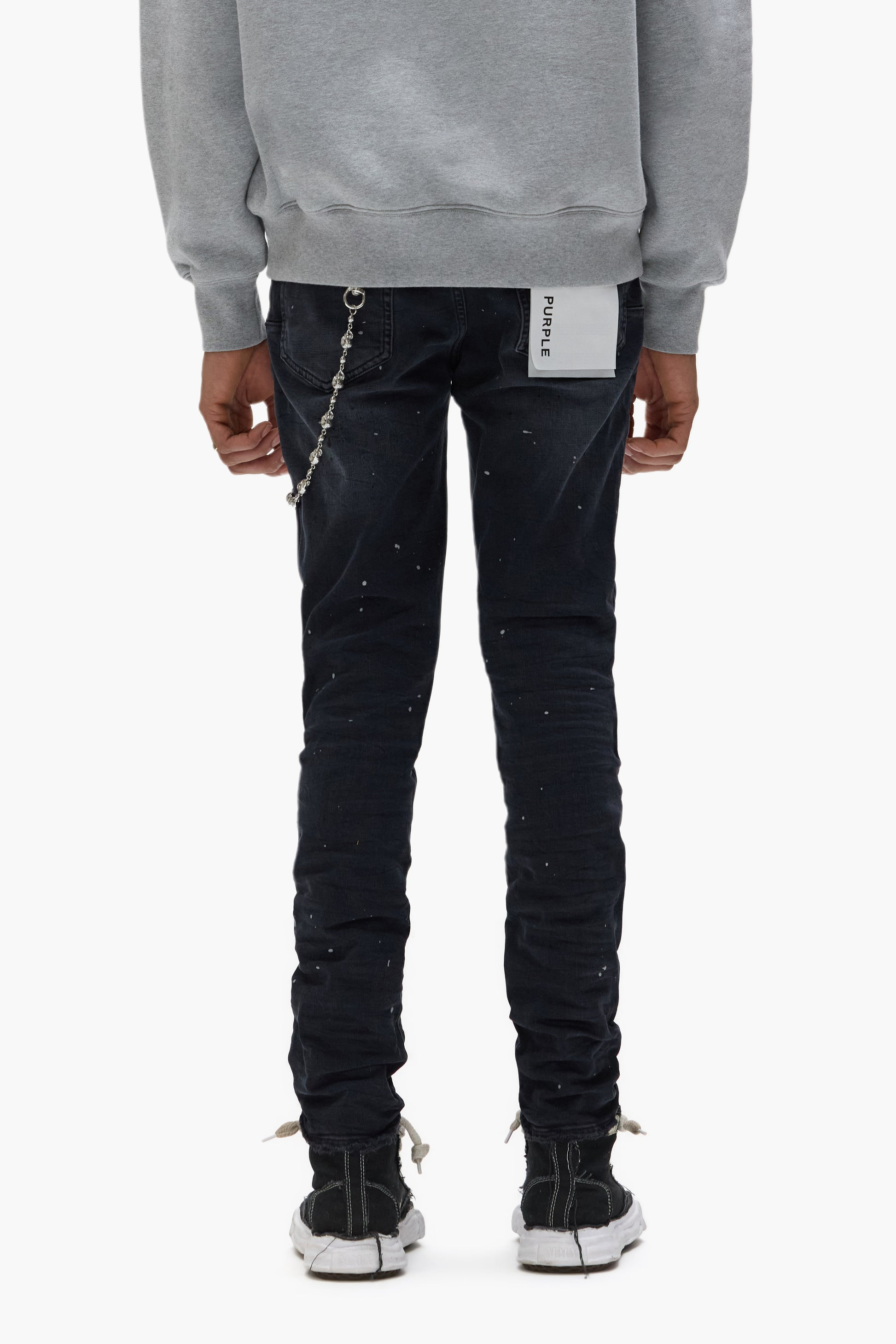 PURPLE - P001-CRPR low rise skinny