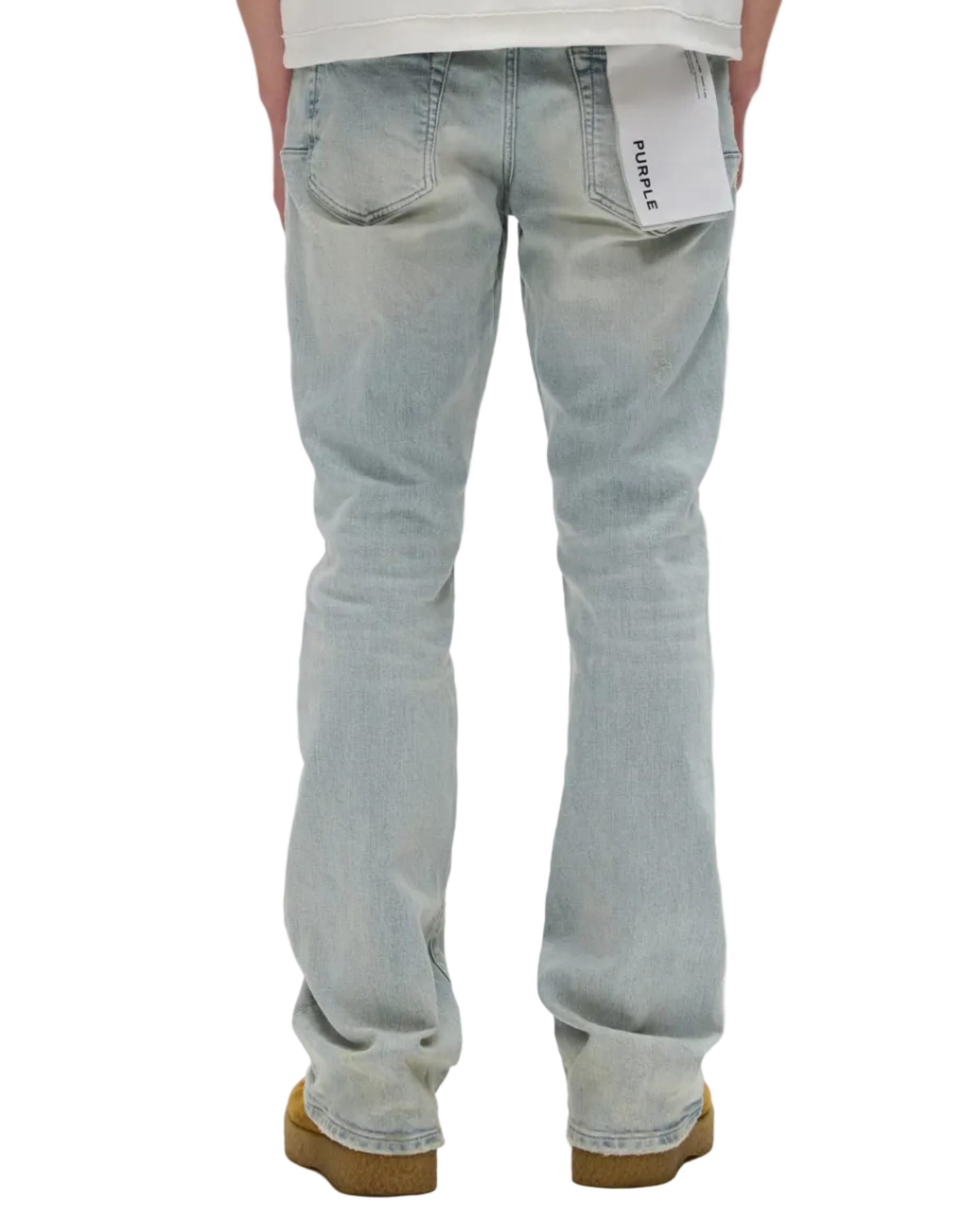 PURPLE - P004-FBLN226 BLOWOUT FLARE JEANS