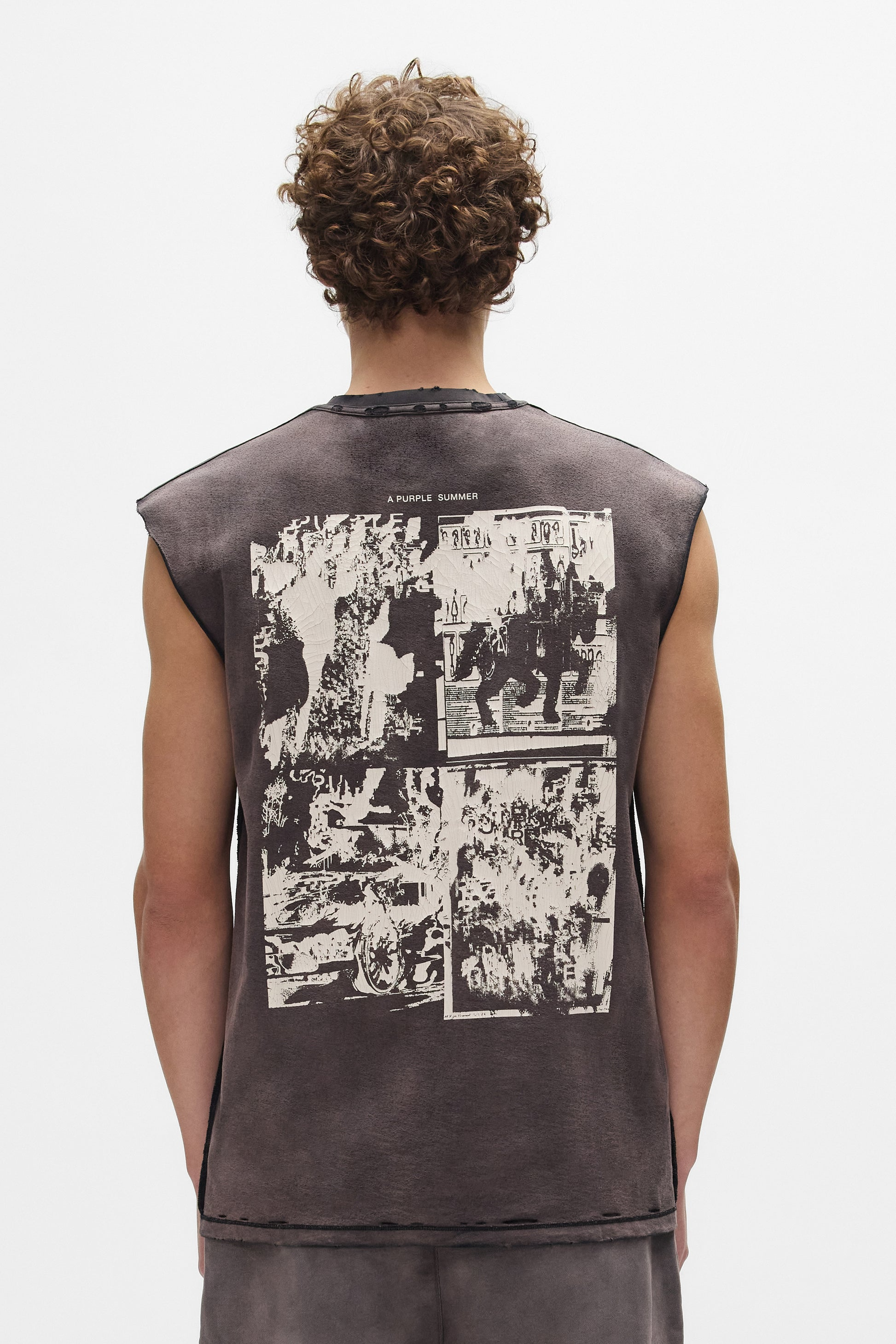 PURPLE - P103-TBSP WORN GOTHIC TANK