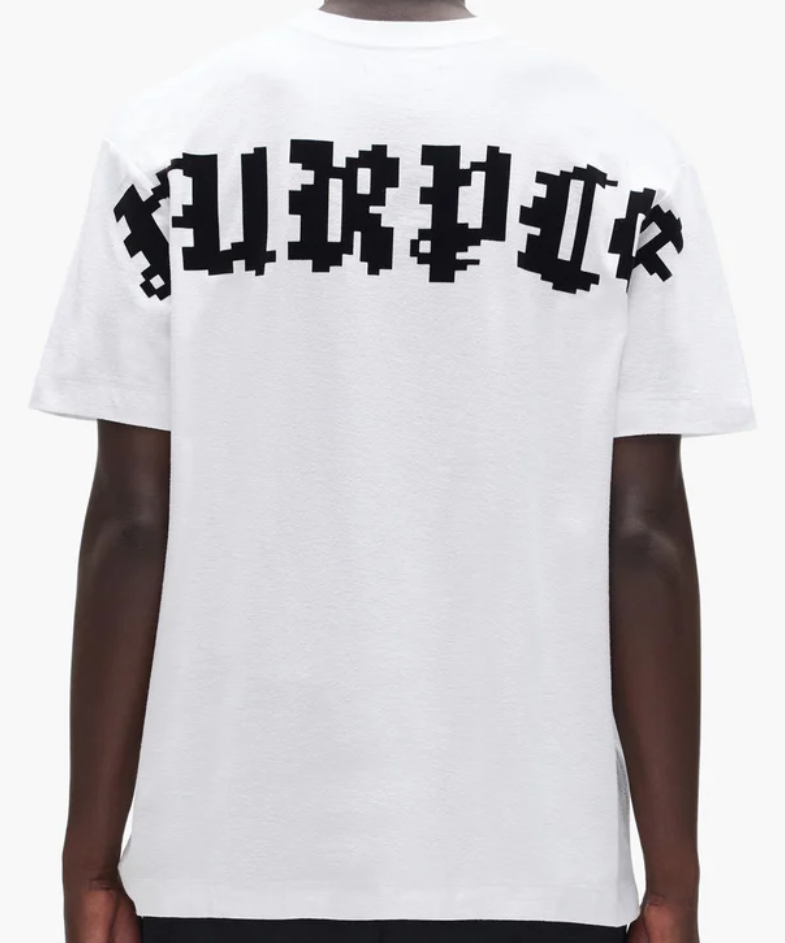 PURPLE - P104-TWPO PIXELATED TEE