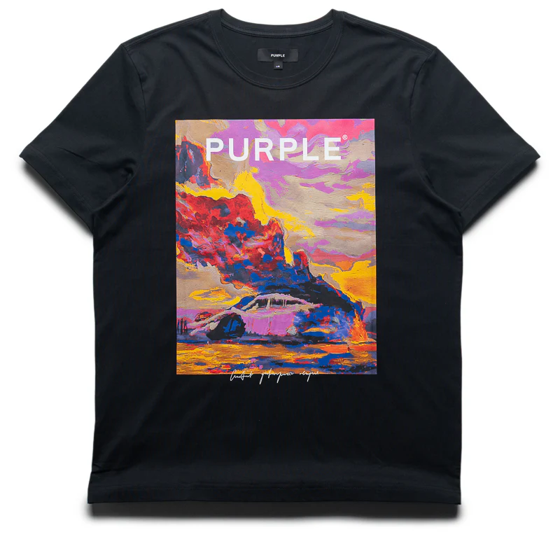 PURPLE - P109-CBBF VIBRANT INFERNO TEE