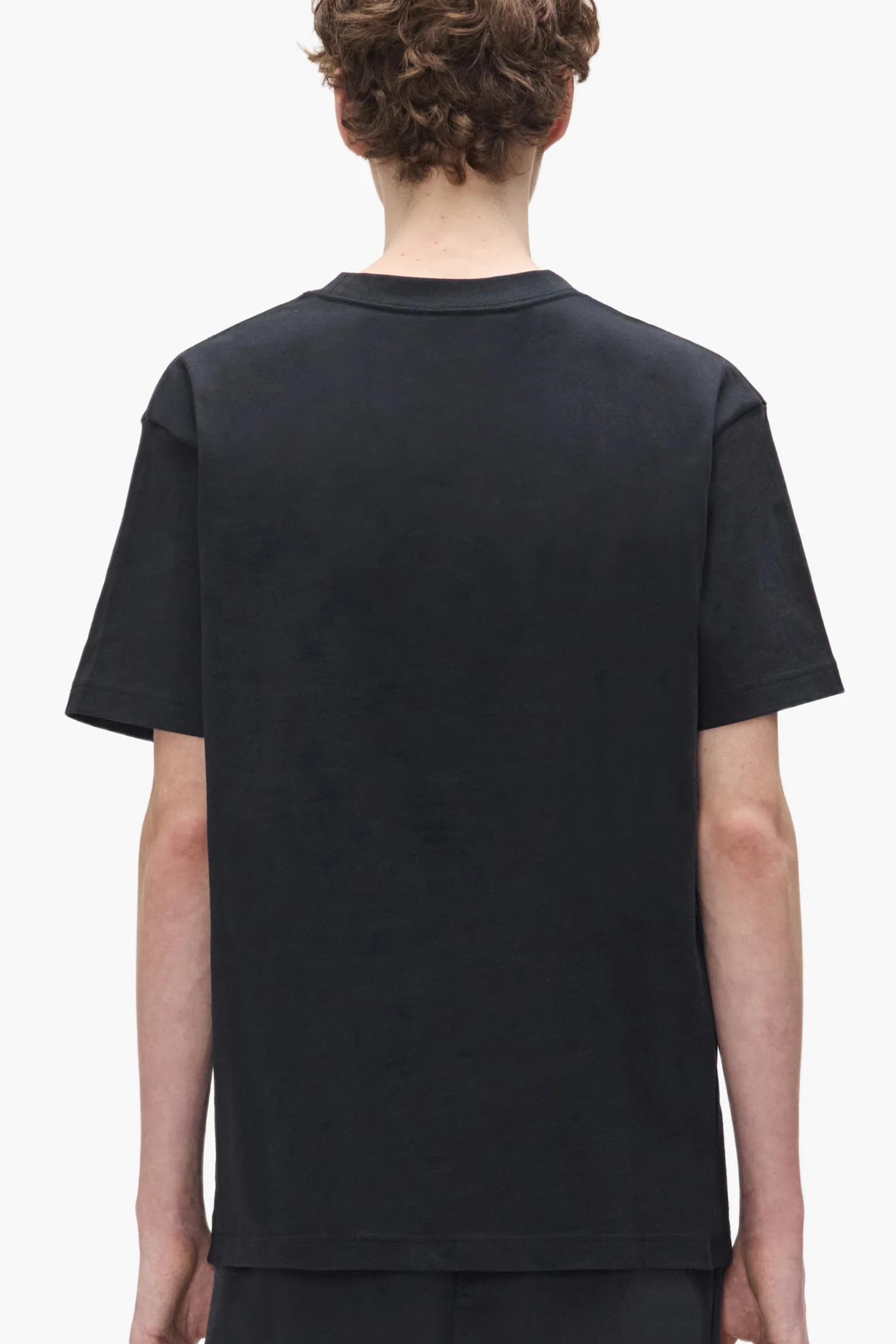 PURPLE - P117-HWBH CRYSTAL SLANTED SCRIPT TEE