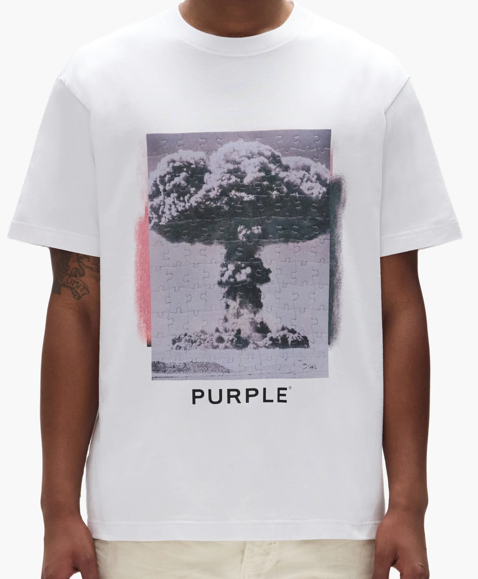 PURPLE - P117-HWMD MELTDOWN TEE
