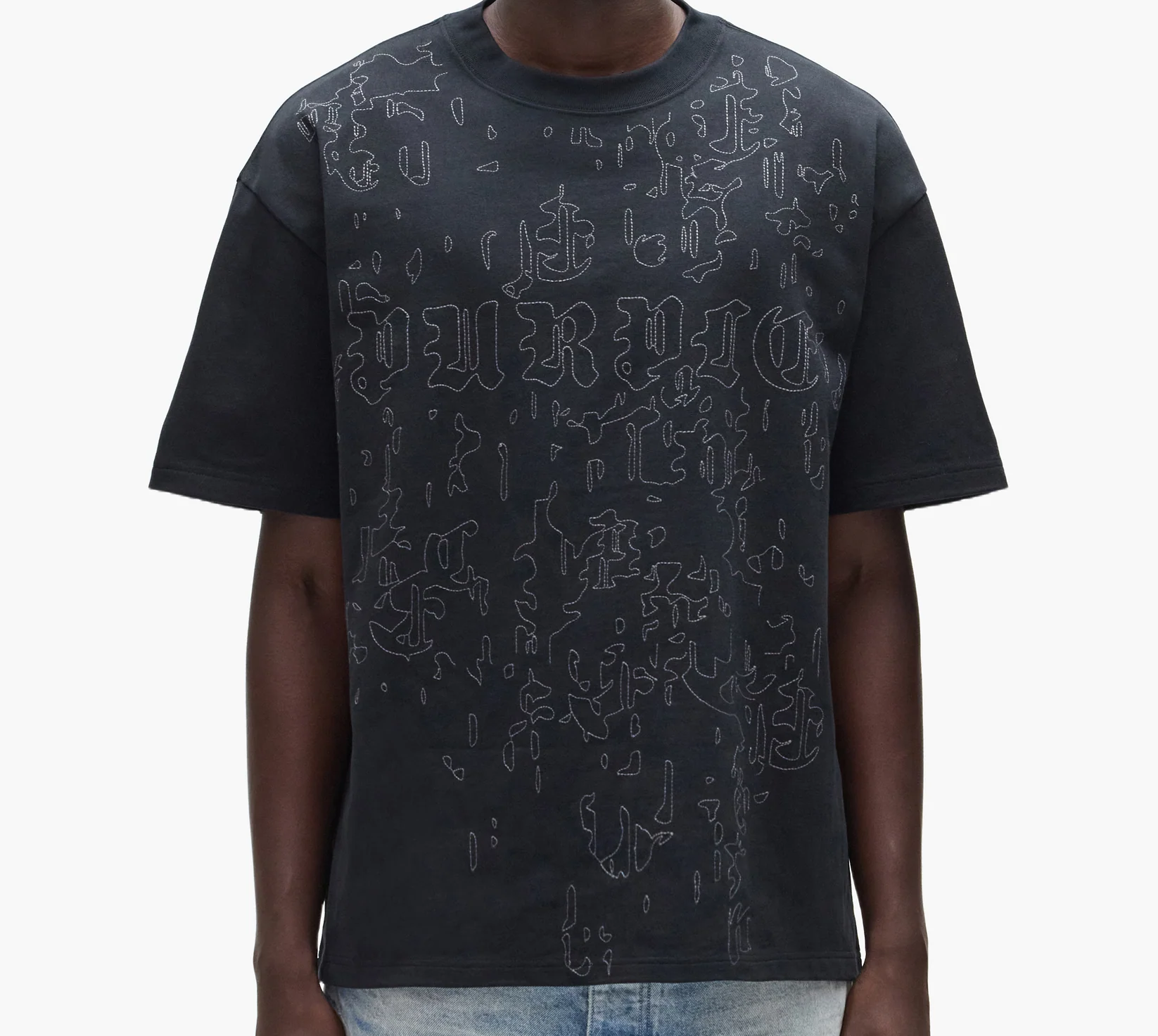 PURPLE - P123-HBGO425 OUTLINES TEE