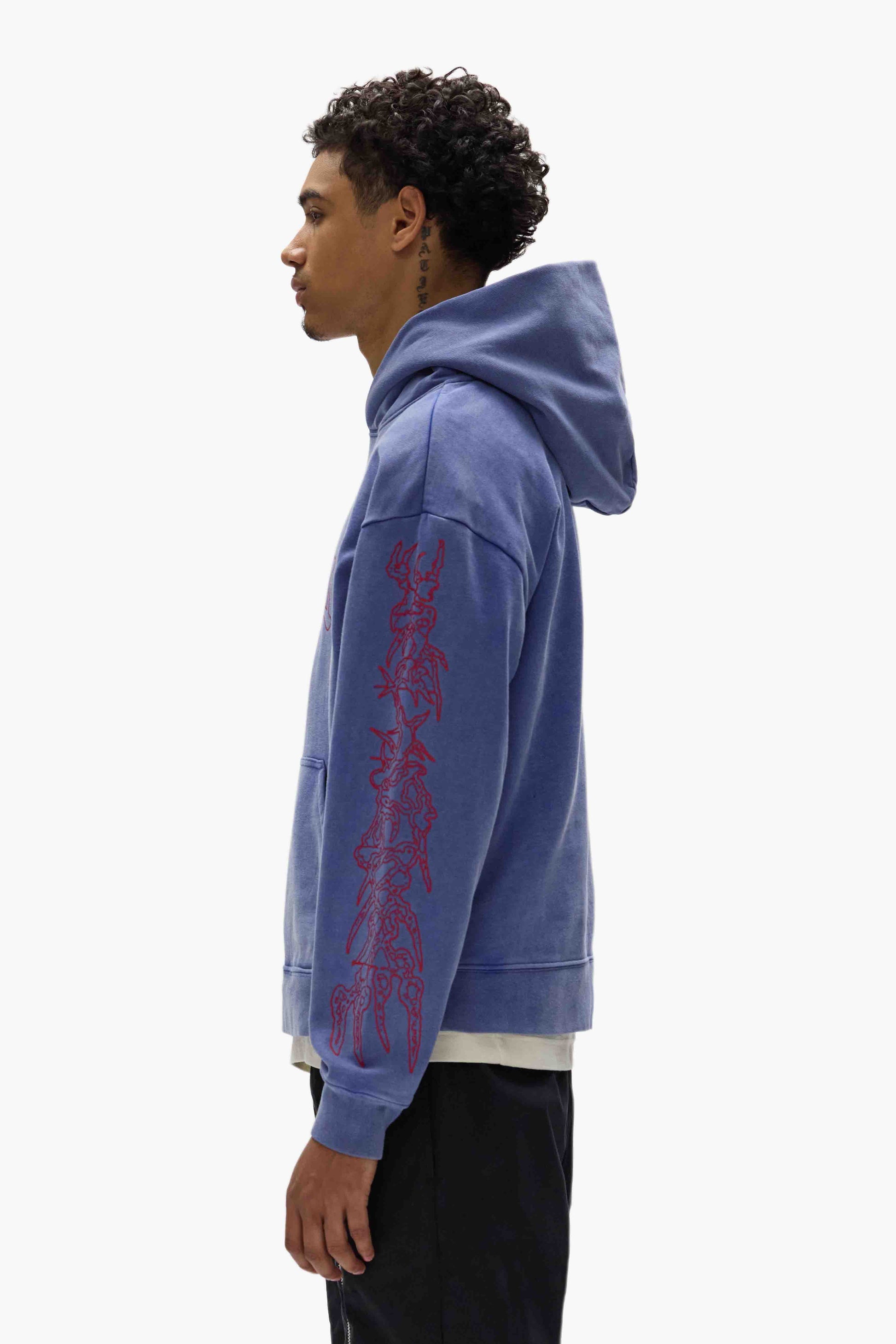 Purple - Arched Gothic Hoodie