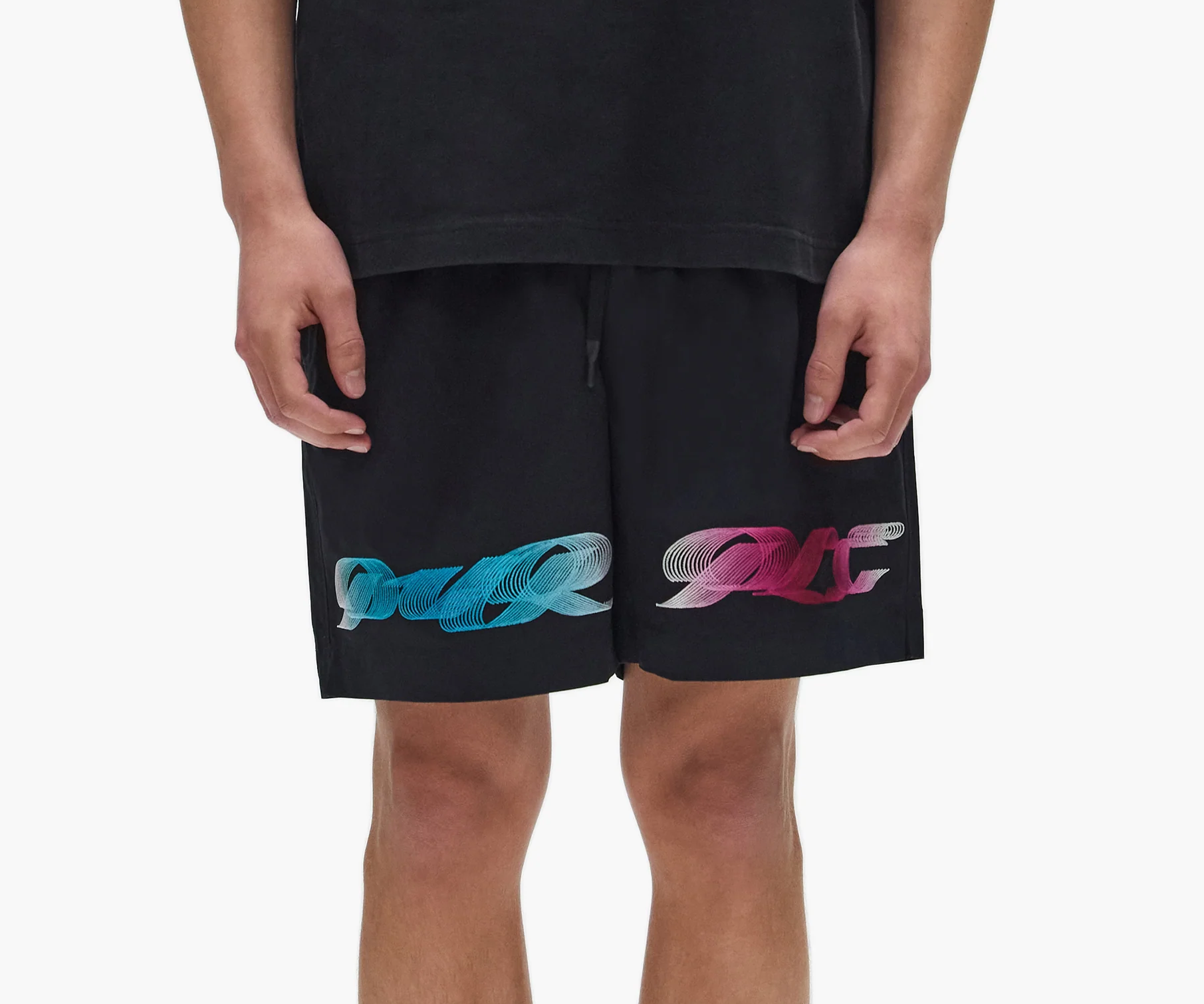 PURPLE - P504-PBPC GRADIENT RIBBON ALL ROUND SHORTS