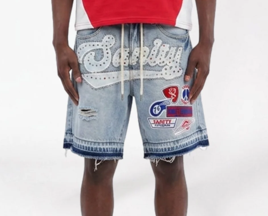 POLITICS - SANITY DENIM SHORTS