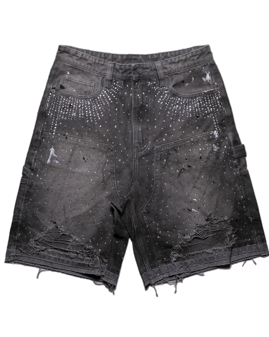 PAPER MONEY - CRYSTALIZED JEAN SHORT