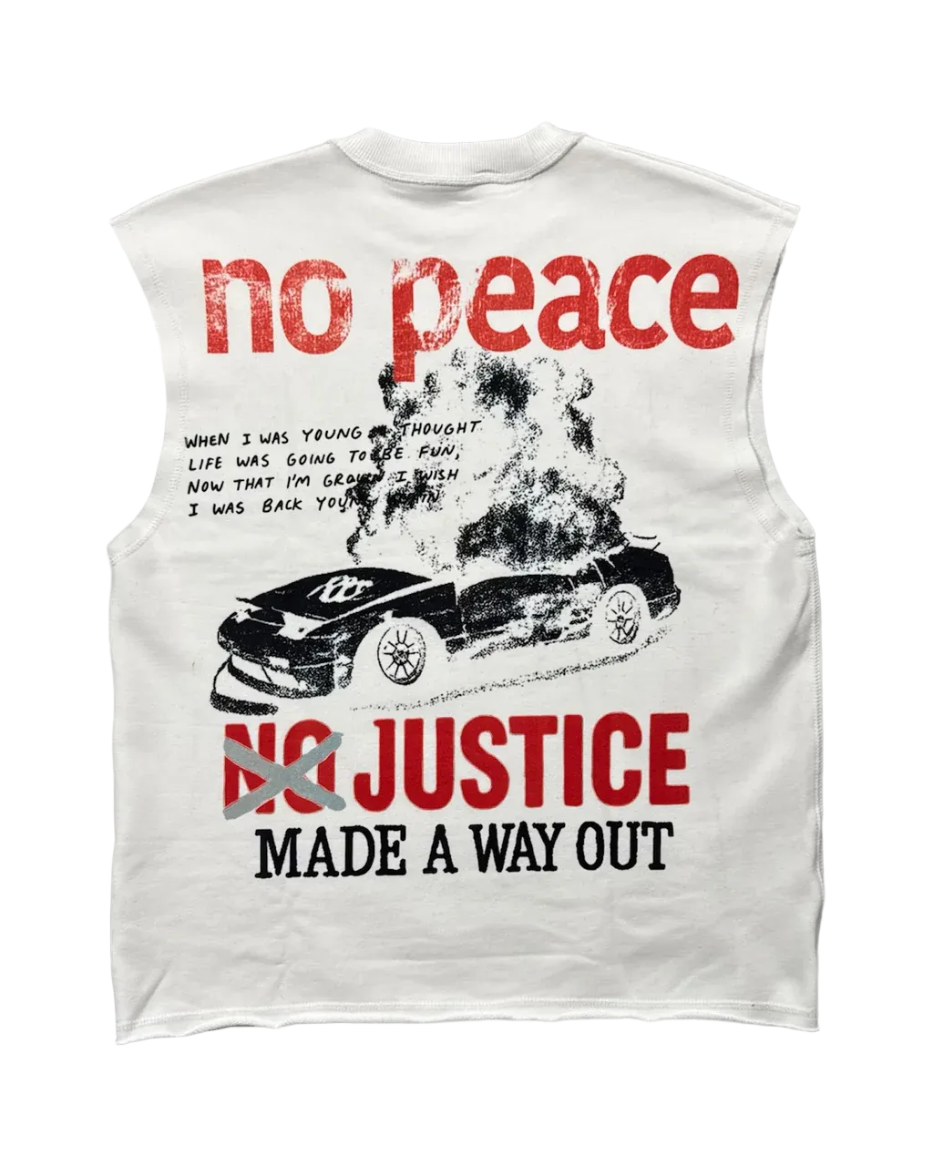 POLITICS - MONO 7 CUT OFF TEE