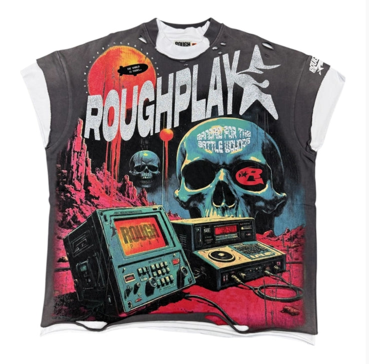 ROUGH PLAY - DOUBLE SLEEVELESS TEE