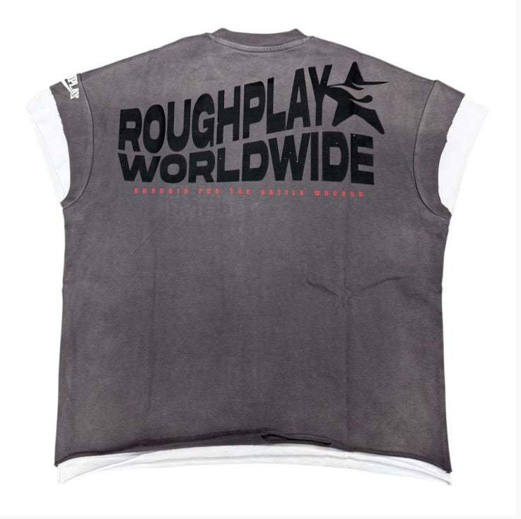 ROUGH PLAY - DOUBLE SLEEVELESS TEE