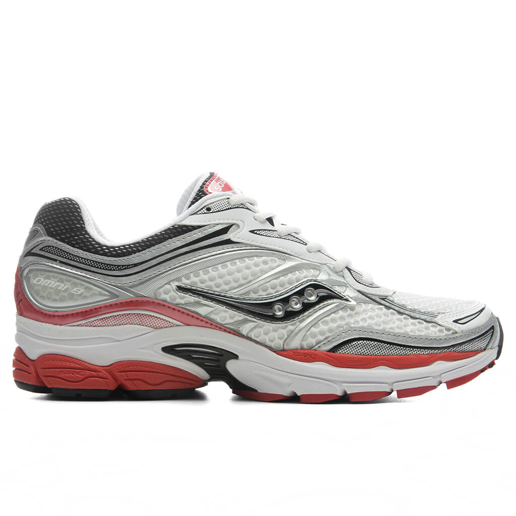 SAUCONY - PROGRID OMNI 9 - WHITE / RED