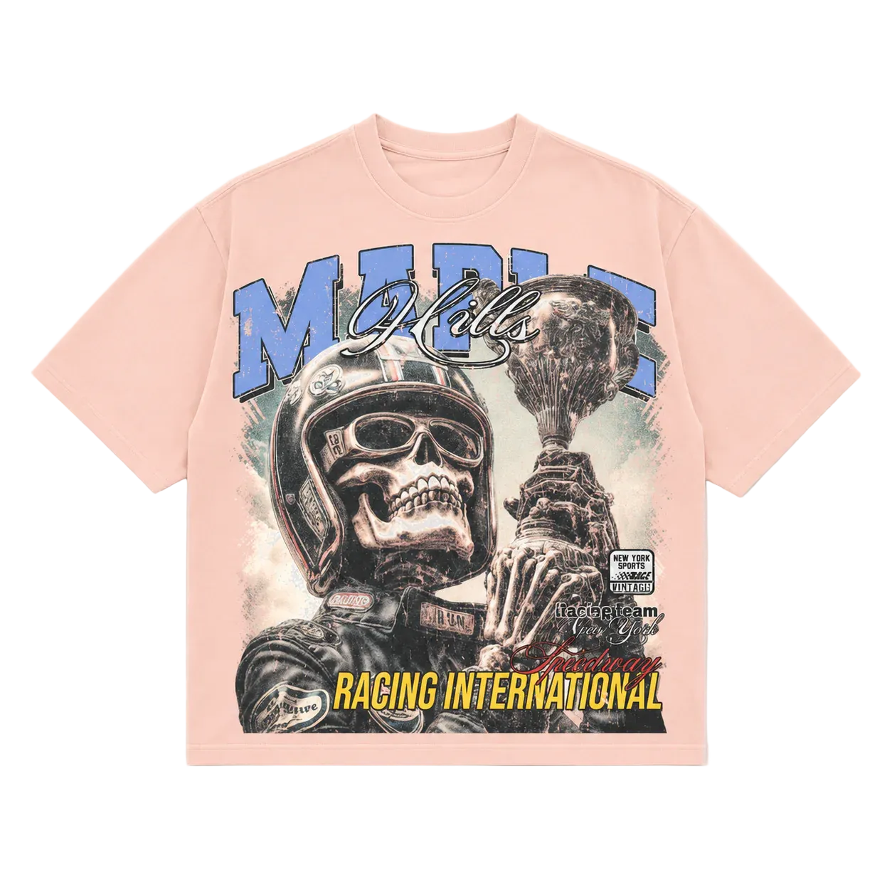 SPACE APE - SKULL RACING TEE