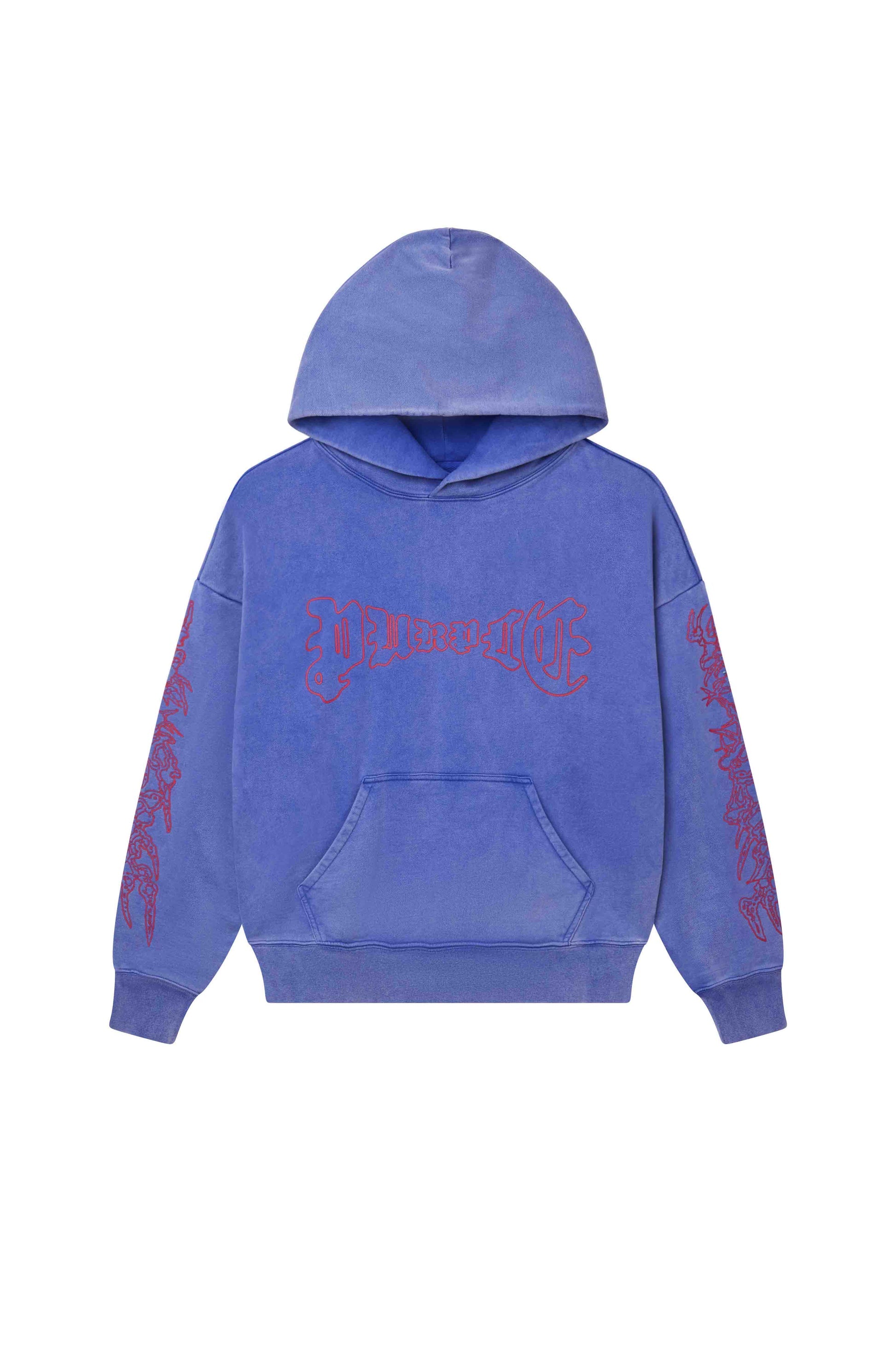 Purple - Arched Gothic Hoodie