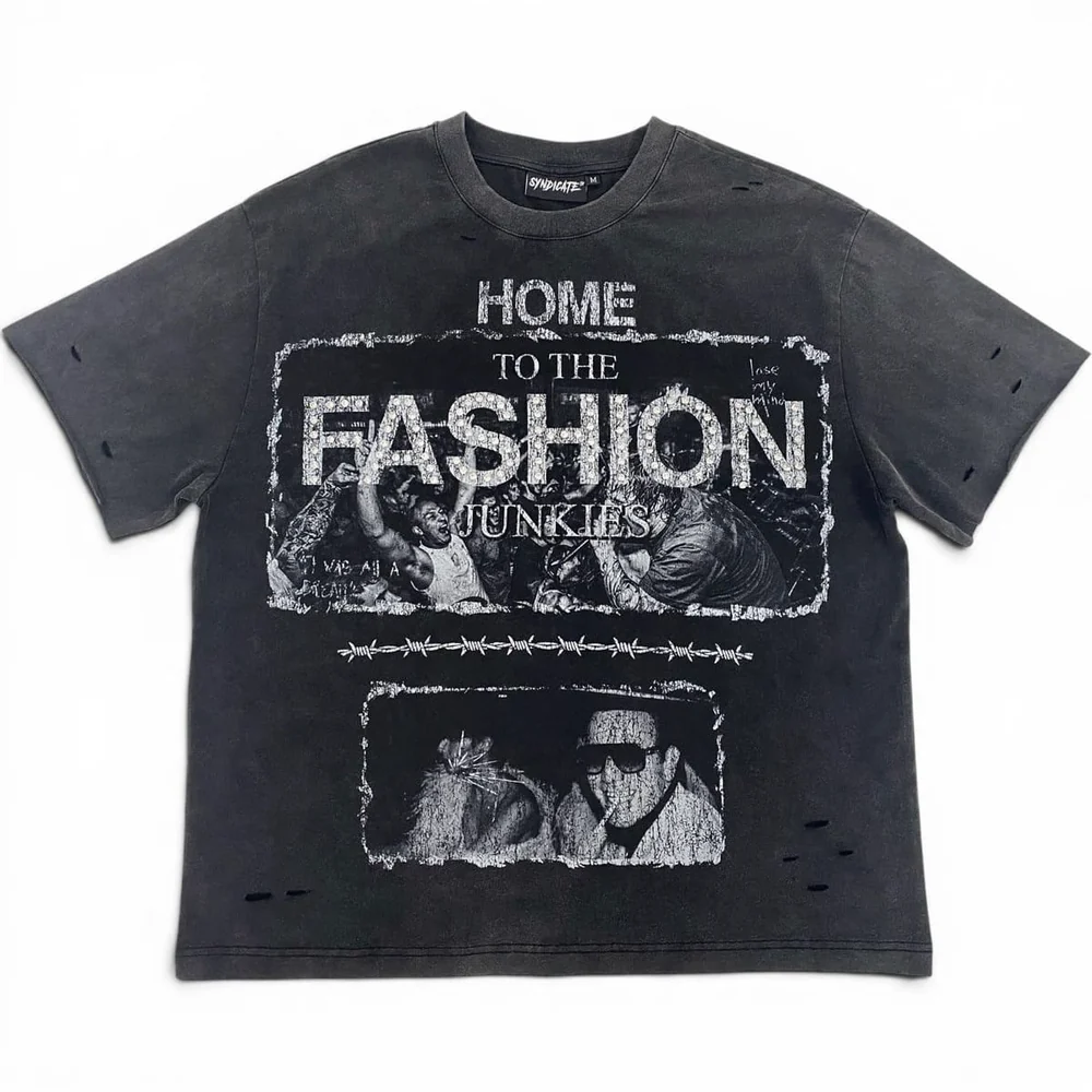 SYNDICATE - FASHION TEE (BLK-WASH)