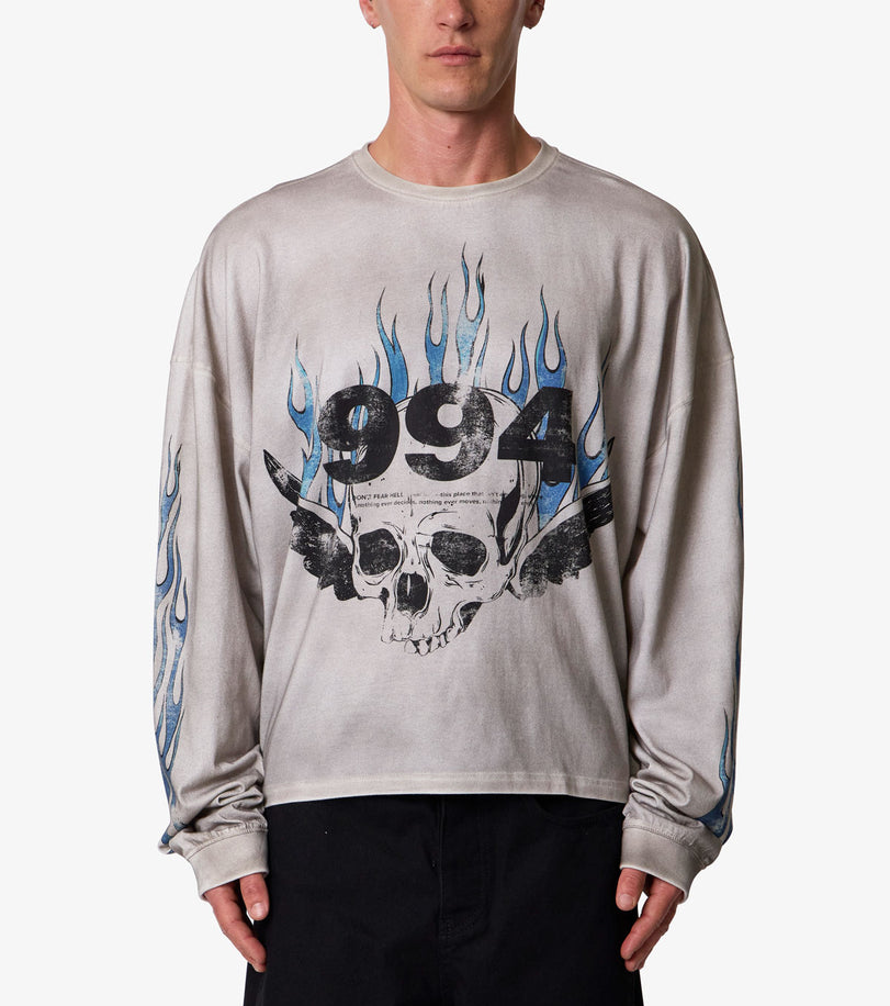 MNML - SKULL WINGS L/S TEE