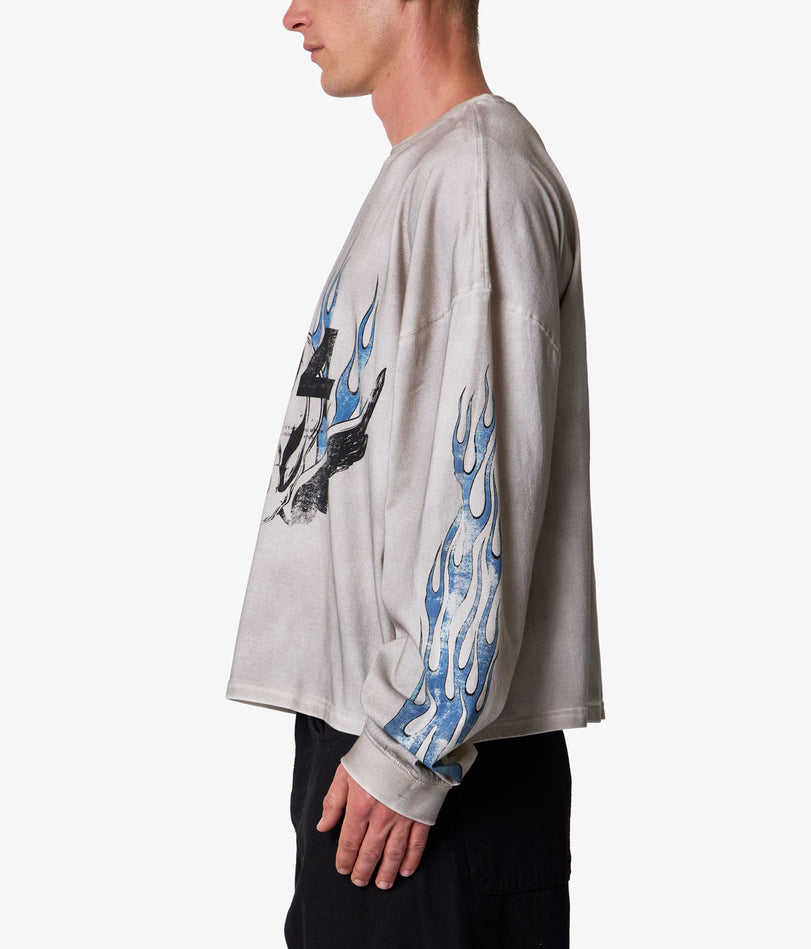 MNML - SKULL WINGS L/S TEE