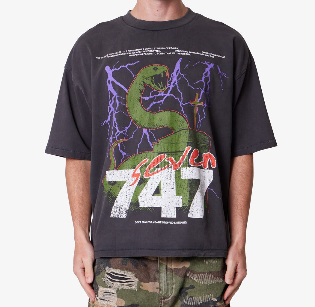 MNML - SNAKE 747 PRINTED TEE
