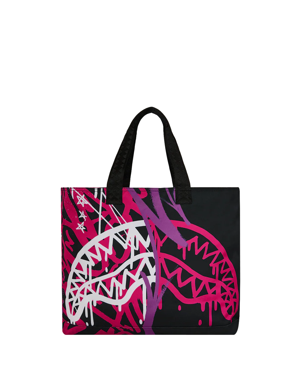 SPRAYGROUND - GRAFFITI MAYHEM / CRASH GRAFF TURBO BEACH TOTE - 910T9259NSZ