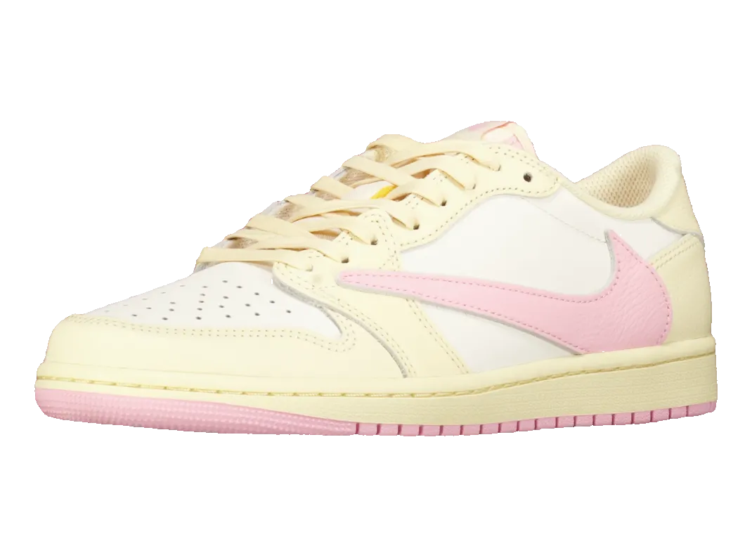 AIR JORDAN 1 LOW - IQ7604-100 TRAVIS SCOTT "SHY PINK"