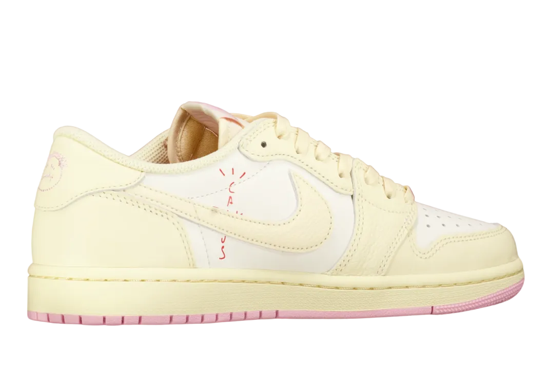 AIR JORDAN 1 LOW - IQ7604-100 TRAVIS SCOTT "SHY PINK"
