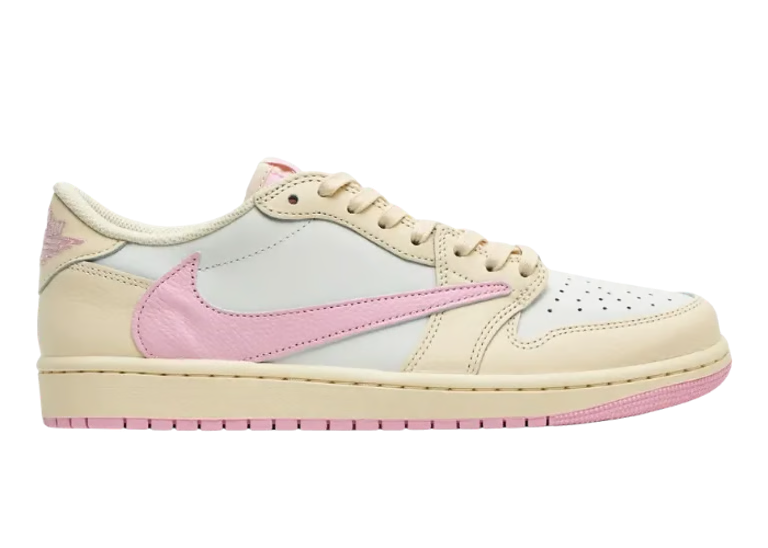 AIR JORDAN 1 LOW - IQ7604-100 TRAVIS SCOTT "SHY PINK"