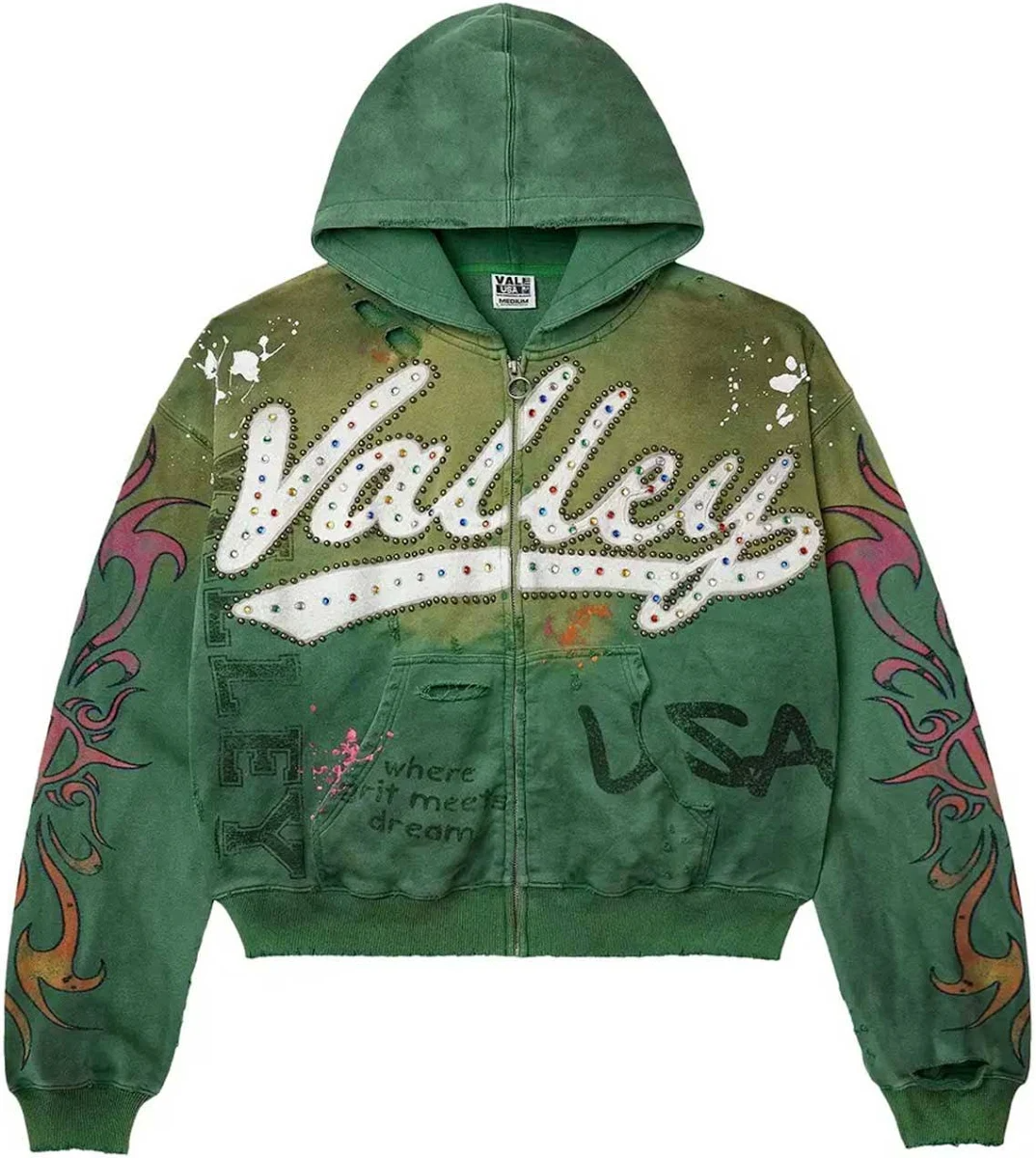 VALE - FOREVER INFERNO ZIP UP