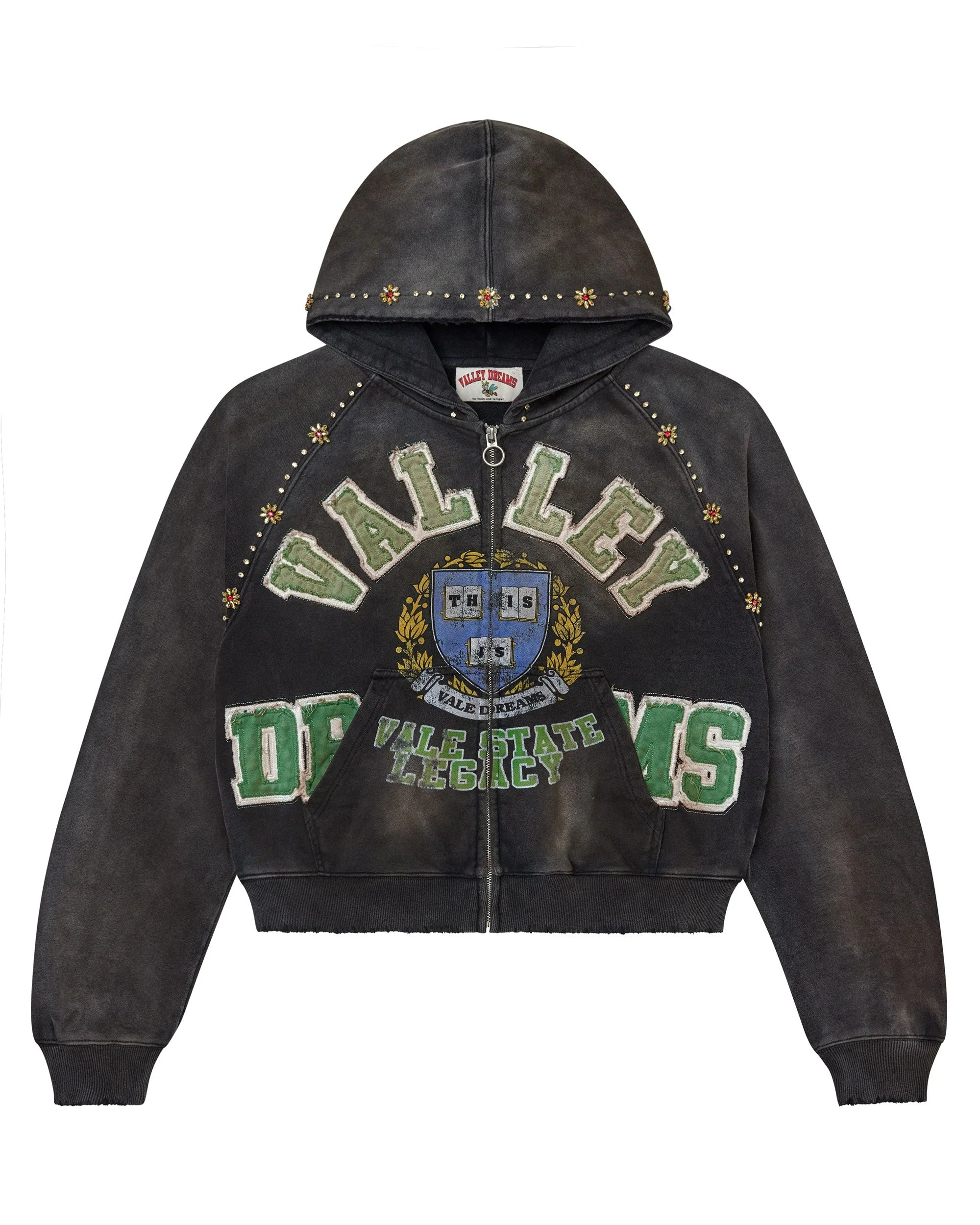 VALE - STATE LEGACY ZIP-UP GEM HOODIE