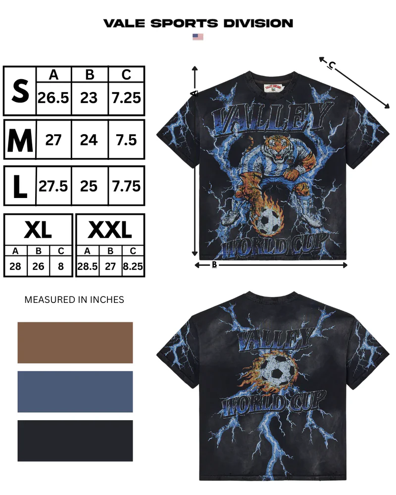 VALE - THUNDER WORLD CUP TEE