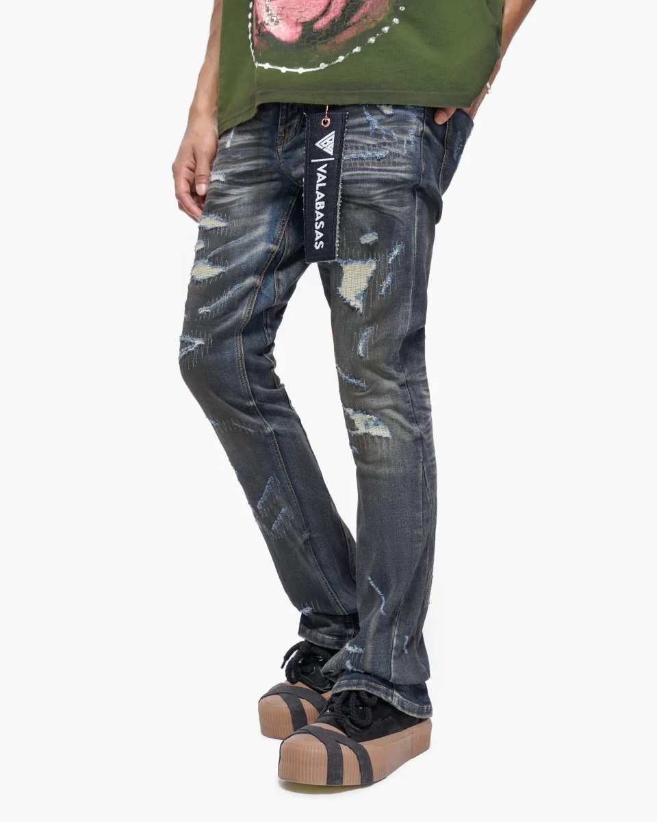 VALABASAS - FUGITIVE STACKED JEANS