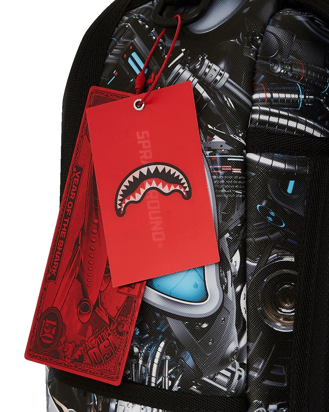 Sprayground- Full Mechanical Shark Dlxr Backpack