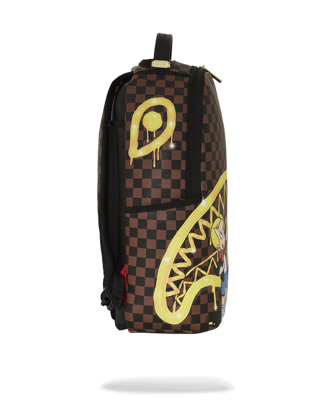 Sprayground - Richie Rich Paint The Shark Gold Backpack